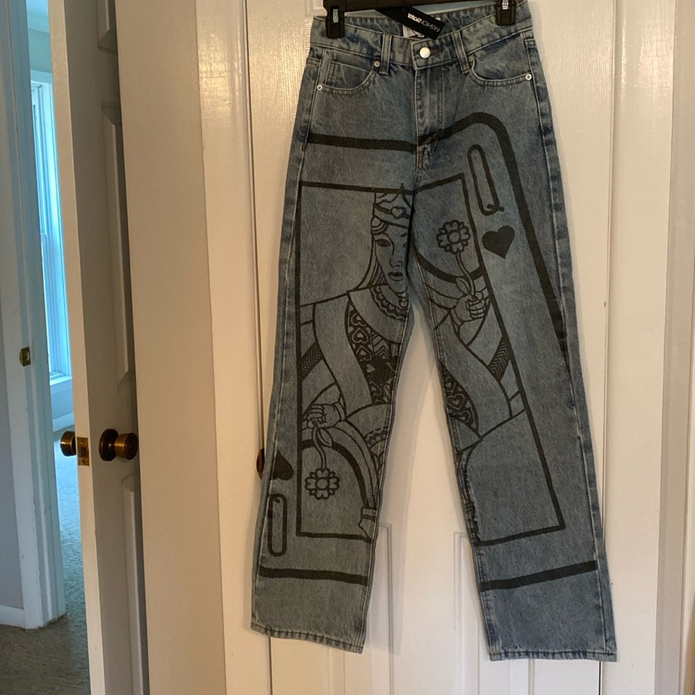 Celeste Like a Queen Straight Leg Jean by Fashion Nova
